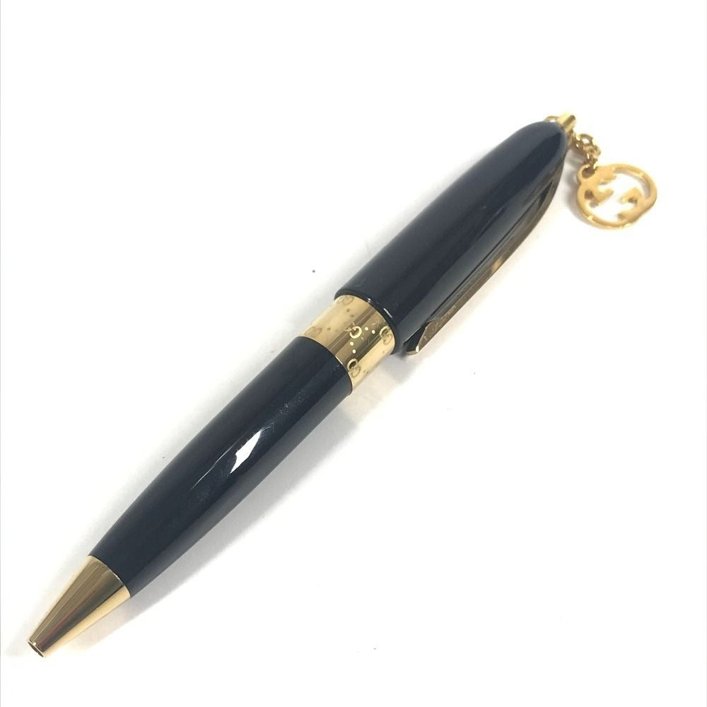 Gucci Ballpoint Pen GG Logo Metal Black