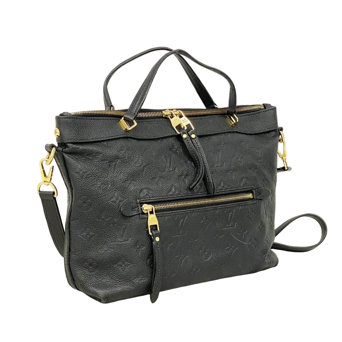 Louis Vuitton Handbag Monogram Empreinte Bastille PM Noir 2-Way — view 2