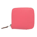 Hermes Azap Silk Inn Compact Vaux Epson Rose Azalea Coin Case