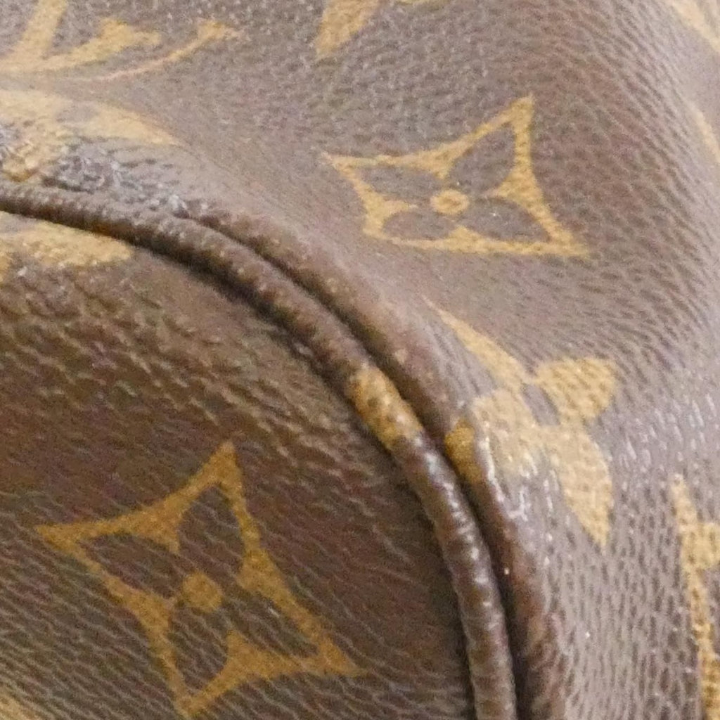 Louis Vuitton Monogram Neverfull PM Bag Brown Marron — view 3