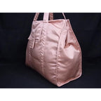 Fendi Bucket Shopping Bag Nylon Tote Pink Beige — view 3