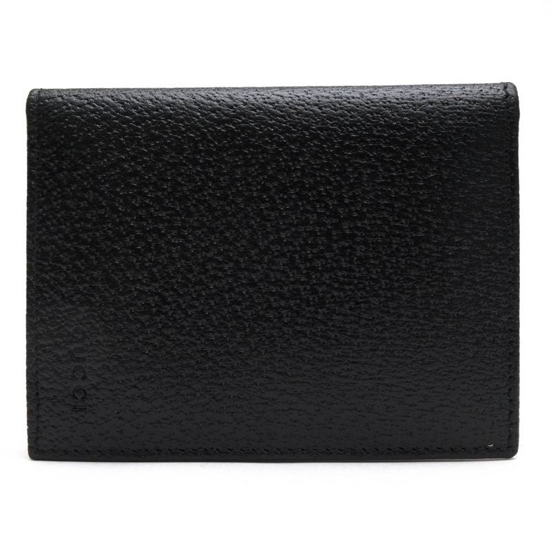 Gucci Card Case Business Holder Leather Black — view 2