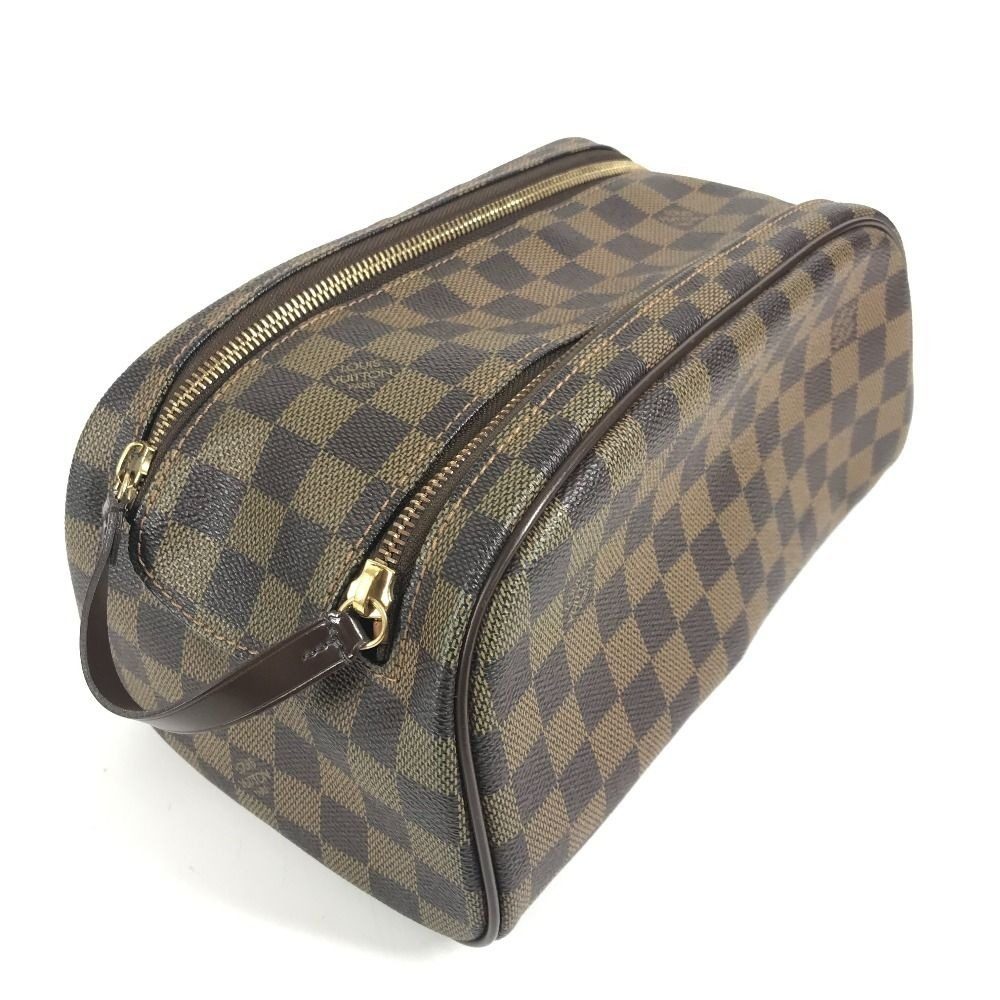 Louis Vuitton Second Bag Trousse Toilette King Damier Canvas Ebene Brown