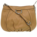 Gucci Abby Leather Camel Shoulder Bag 0362