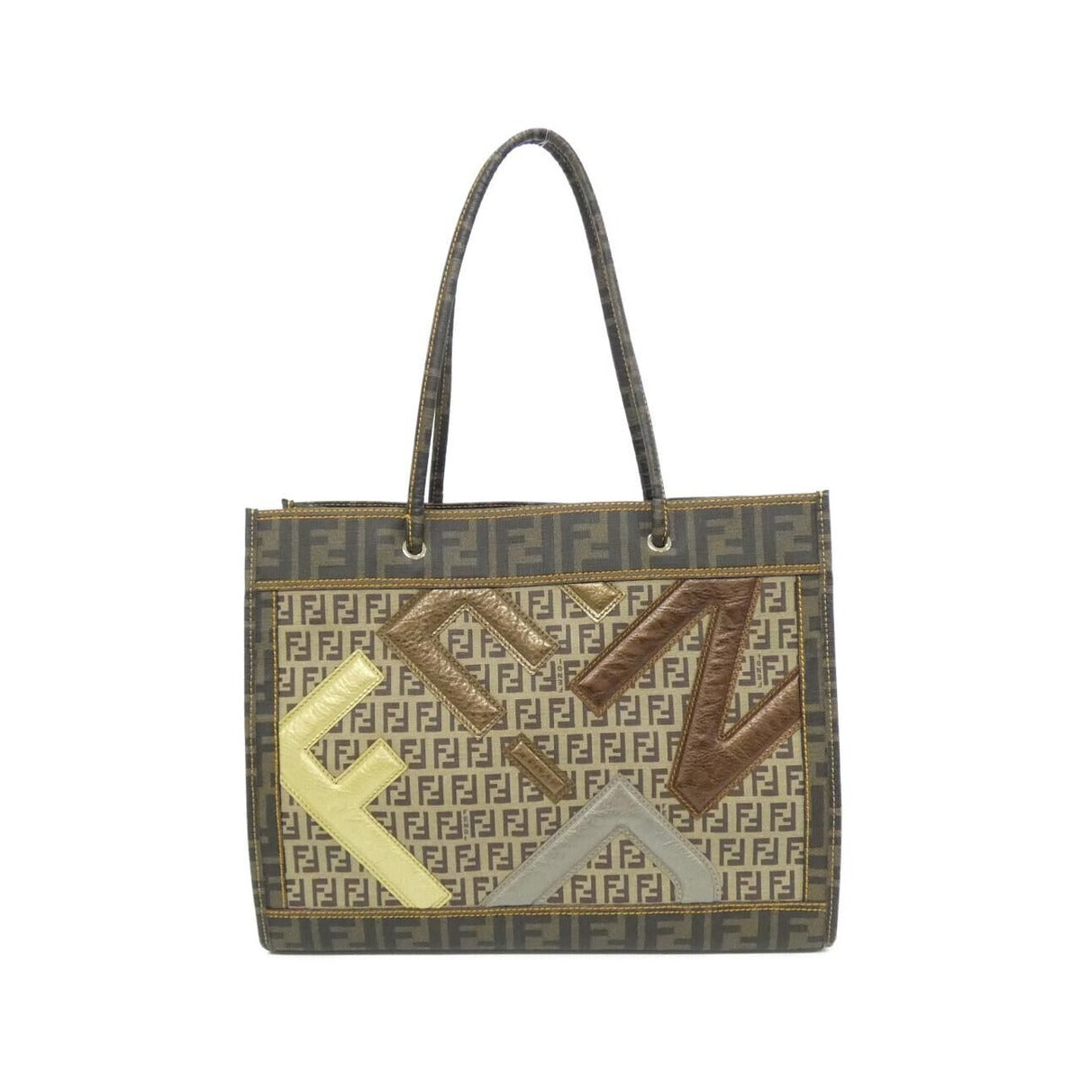 Fendi Zk9 Bag Leather Canvas