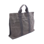 Hermes Tote Her Line MM Gray Canvas — view 2