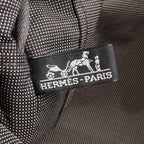 Hermes Tote Her Line MM Gray Canvas — view 4