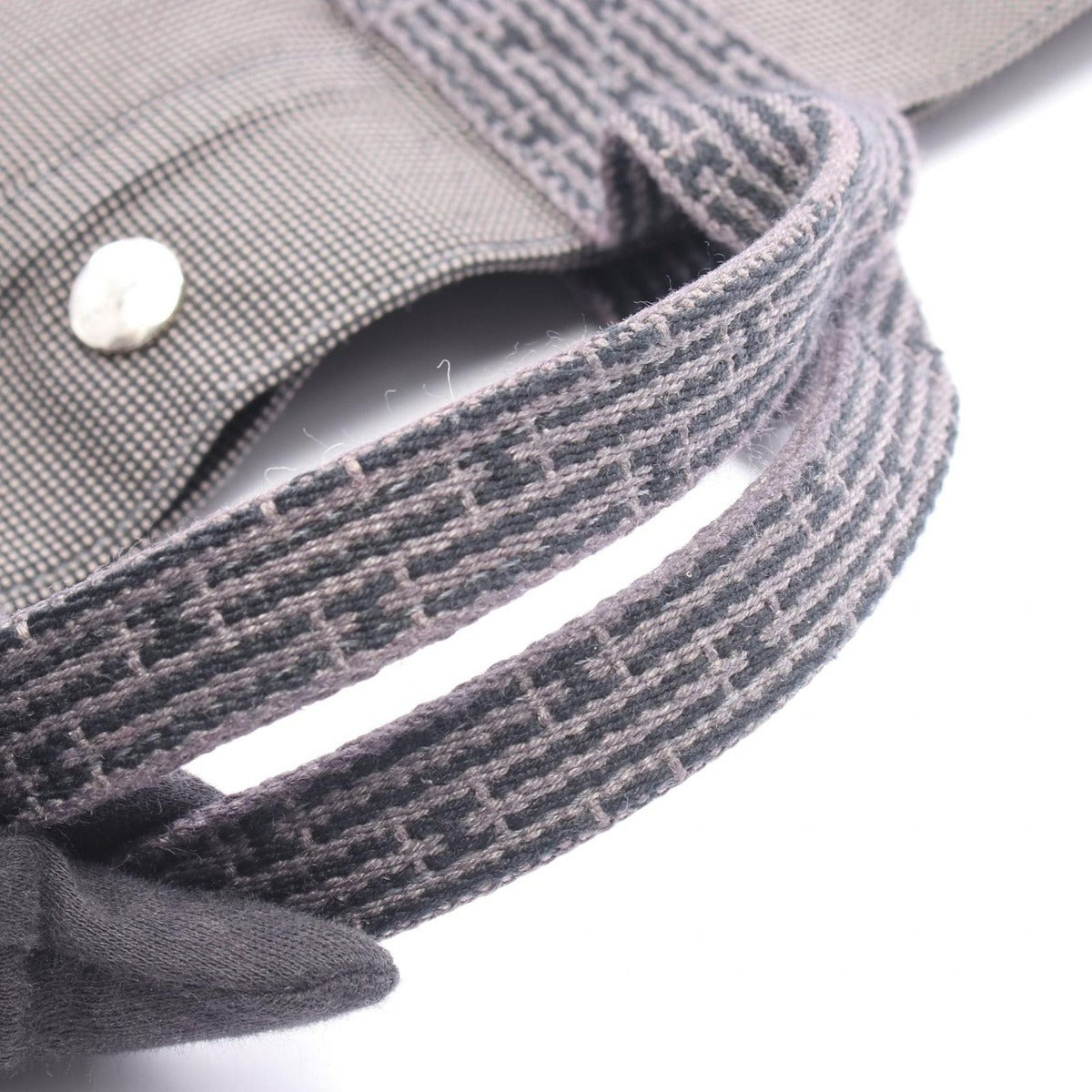 Hermes Tote Her Line MM Gray Canvas — view 5
