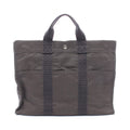 Hermes Tote Her Line MM Gray Canvas