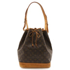 Louis Vuitton Monogram Noe Shoulder Bag Semi One Drawstring