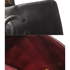 Chanel Chain Shoulder Bag Gold Single Flap Quilted Lambskin Number 2 — view 6