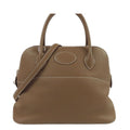 Hermes Bolide 31 Etoupe Silver Taurillon 2-Way Shoulder Bag