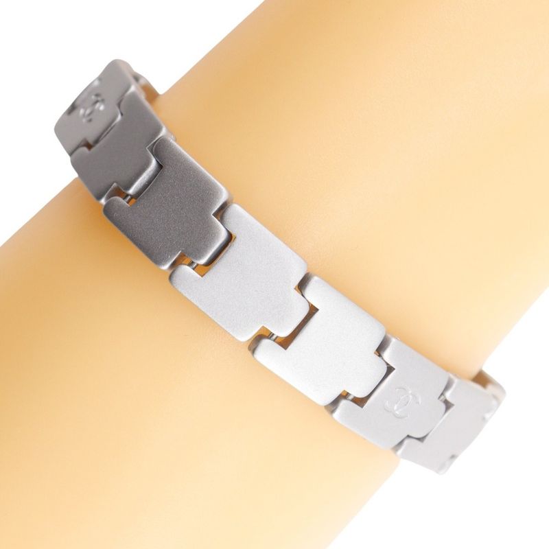 Chanel Coco Mark 99 P Metal Silver 23.5 g Bracelet — view 4