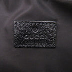 Gucci GG Crystal Leather Black Shoulder Bag 0458 — view 7