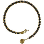 Chanel CC Logo Chain Belt 31 Rue Cambon Leather Gold