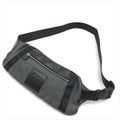 Chanel CC Logo Sports Waist Body Shoulder Bag Black Lame
