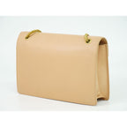 Saint Laurent Betty Chain Shoulder Bag Leather Pink Beige — view 2