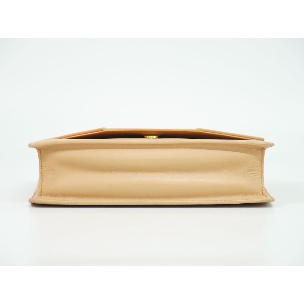Saint Laurent Betty Chain Shoulder Bag Leather Pink Beige — view 3