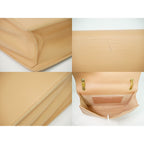 Saint Laurent Betty Chain Shoulder Bag Leather Pink Beige — view 8