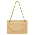 Saint Laurent Betty Chain Shoulder Bag Leather Pink Beige