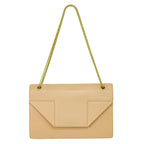 Saint Laurent Betty Chain Shoulder Bag Leather Pink Beige