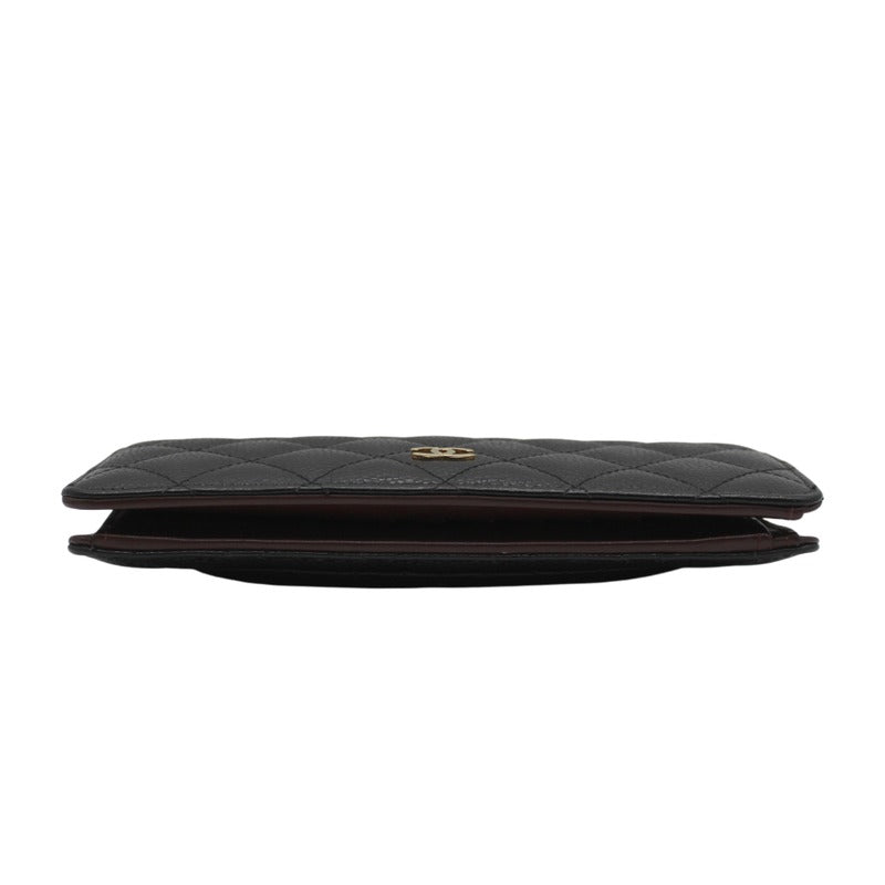 Chanel Ap0233 Caviar Leather Folded Long Wallet — view 2