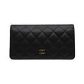 Chanel Ap0233 Caviar Leather Folded Long Wallet