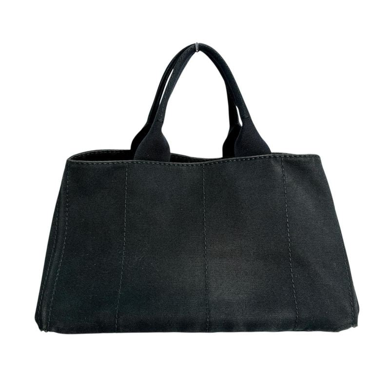 Prada Large Canapa GM Tote Bag Black — view 4