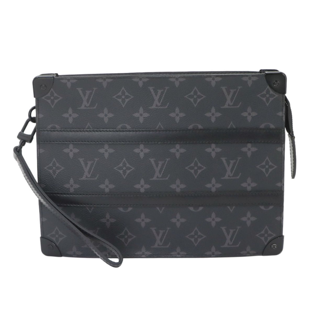 Louis Vuitton Monogram Eclipse Trunk Pochette Clutch Second