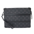 Louis Vuitton Monogram Eclipse Trunk Pochette Clutch Second