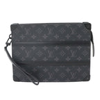Louis Vuitton Monogram Eclipse Trunk Pochette Clutch Second