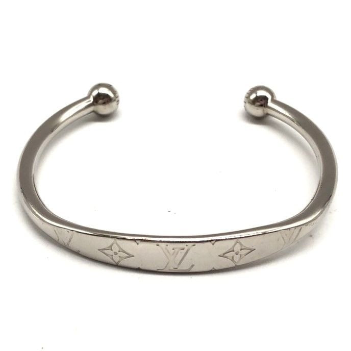 Louis Vuitton Jonk Monogram Bangle Bracelet Accessory Silver — view 2