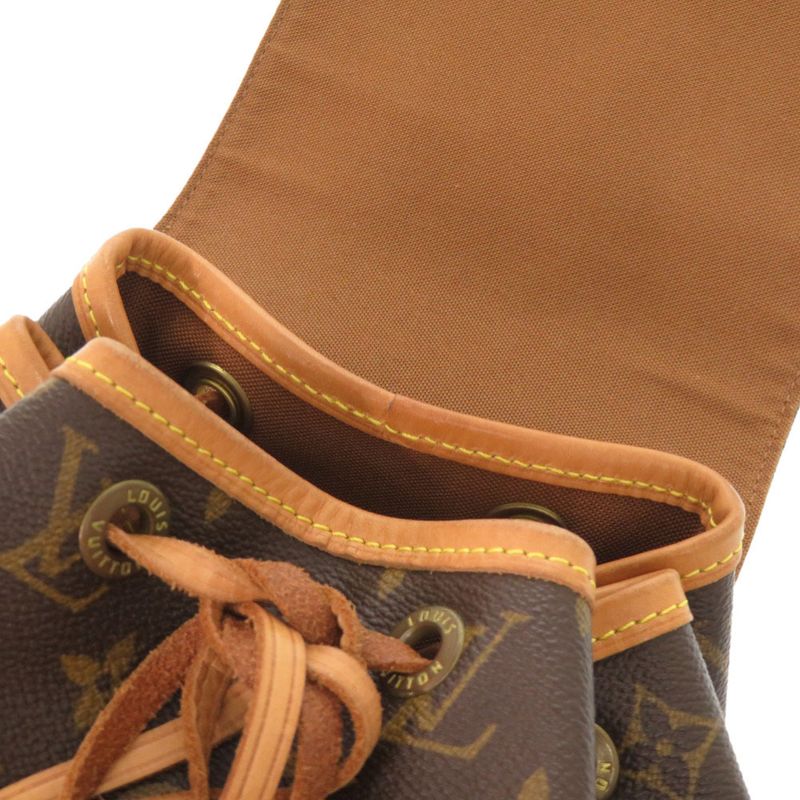 Louis Vuitton Montsouris MM Monogram Backpack Bag 1340 — view 6