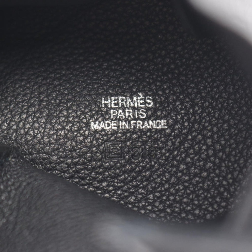 Hermes Pouch Vespa Black Leather — view 4