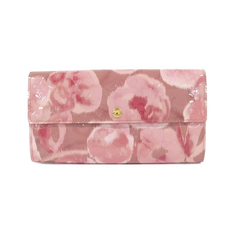 Louis Vuitton Monogram Vernis Flower Ikat Portefeuille Sarah Wallet