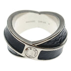 Louis Vuitton Bag Entrelac Ring Monogram Eclipse Silver Black