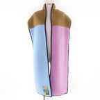 Loewe Cotton Logo Large Shearling Scarf Shawl Multicolor — view 4