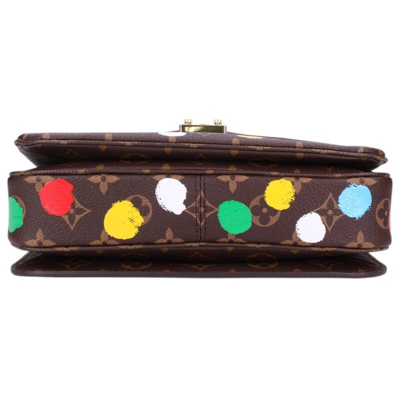 Louis Vuitton Pochette Metis MM Painted Dot Monogram Shoulder Bag — view 4