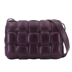 Bottega Veneta Intrecciato Padded Cassette Shoulder Bag Leather Purple