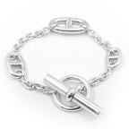 Hermes Bracelet Chaine D'ancre Farande AG 925 SV Silver Jewelry — view 2
