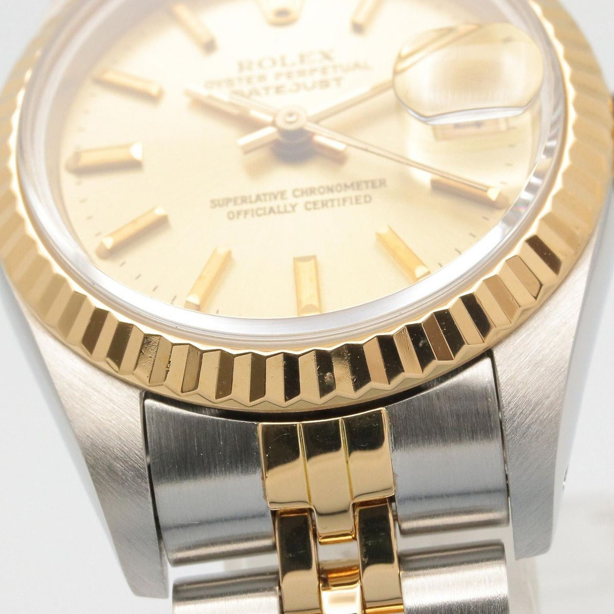 Rolex Watch Datejust No 90 Champagne Bar CH 18K — view 9