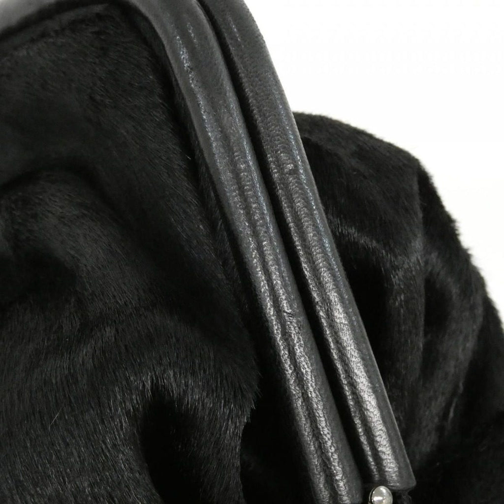 Chanel Vintage Bag Handbag Black — view 4