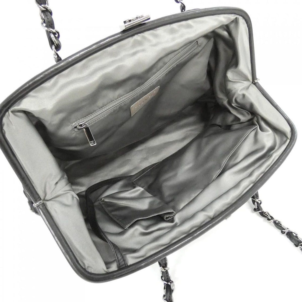 Chanel Vintage Bag Handbag Black — view 7