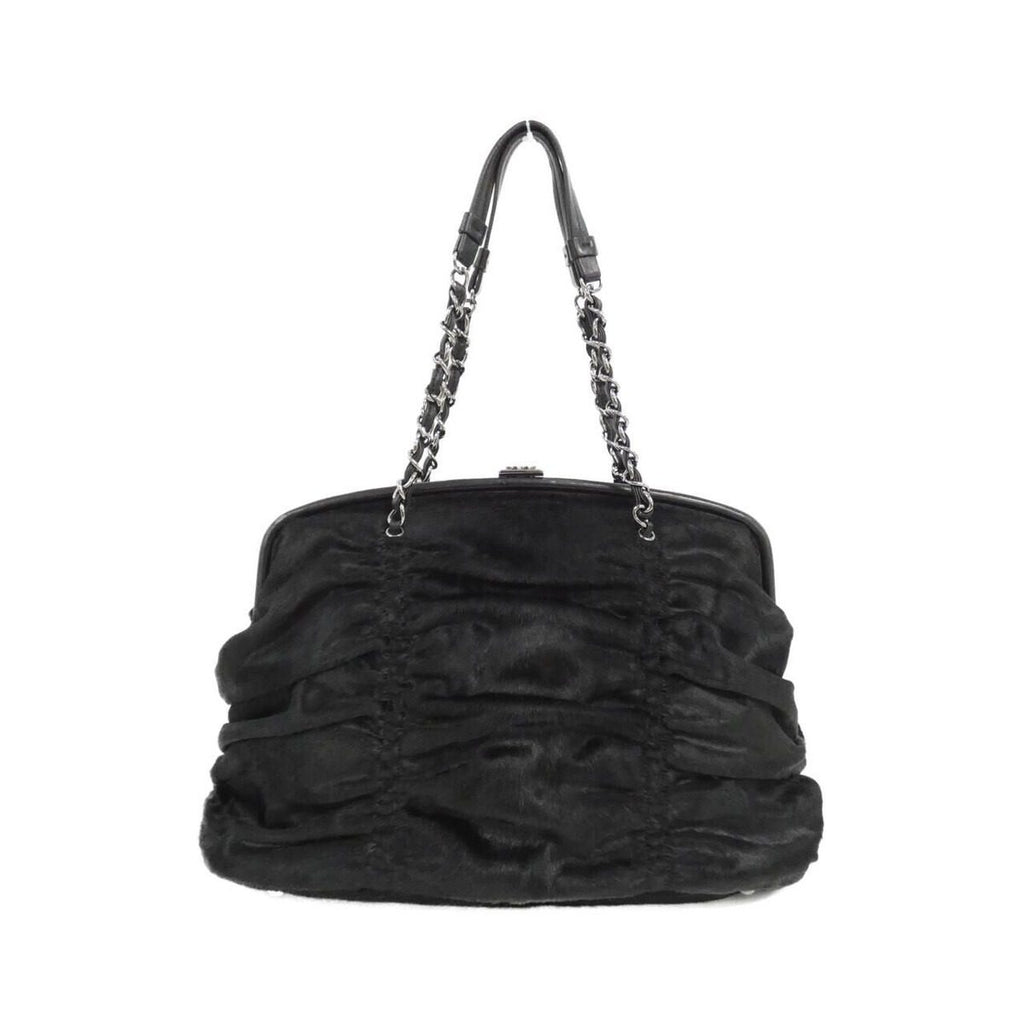 Chanel Vintage Bag Handbag Black