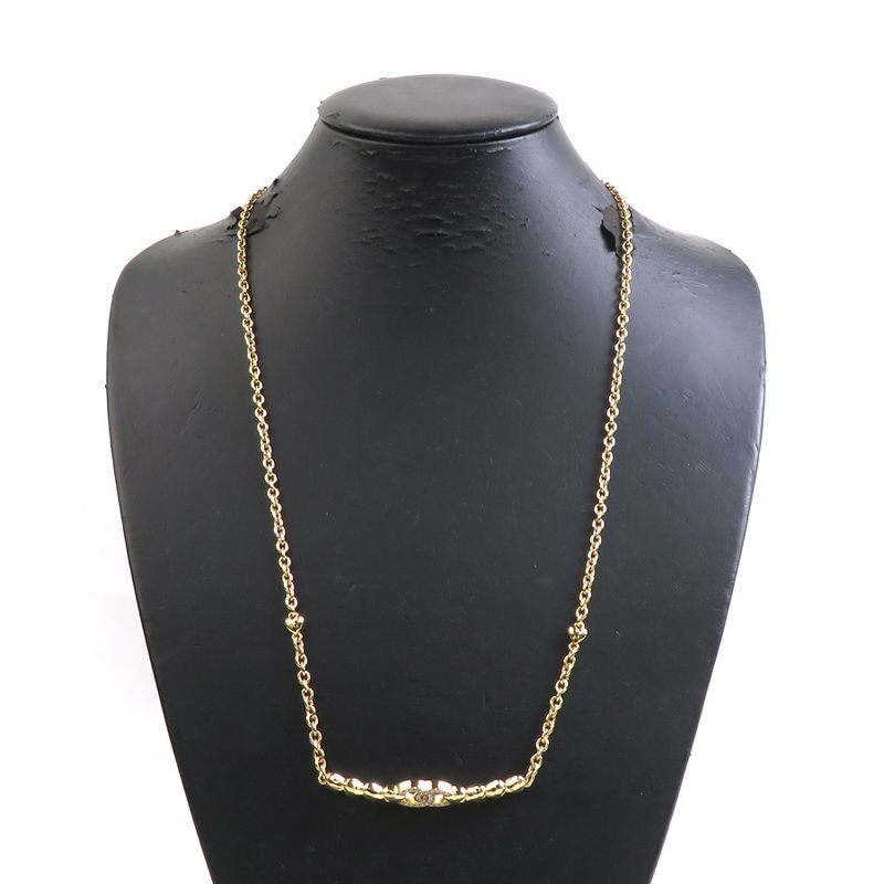 Chanel Pendant Gold Necklace — view 8