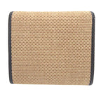 Gucci Horsebit 1955 Compact Wallet Canvas Leather Beige Navy Blue Bifold — view 3