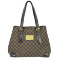 Louis Vuitton Hampstead MM Damier Ebene Tote Bag Handbag Brown