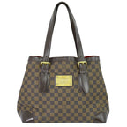 Louis Vuitton Hampstead MM Damier Ebene Tote Bag Handbag Brown — view 2