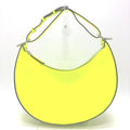 Fendi Shoulder Bag Graffiti Leather Yellow