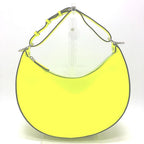Fendi Shoulder Bag Graffiti Leather Yellow